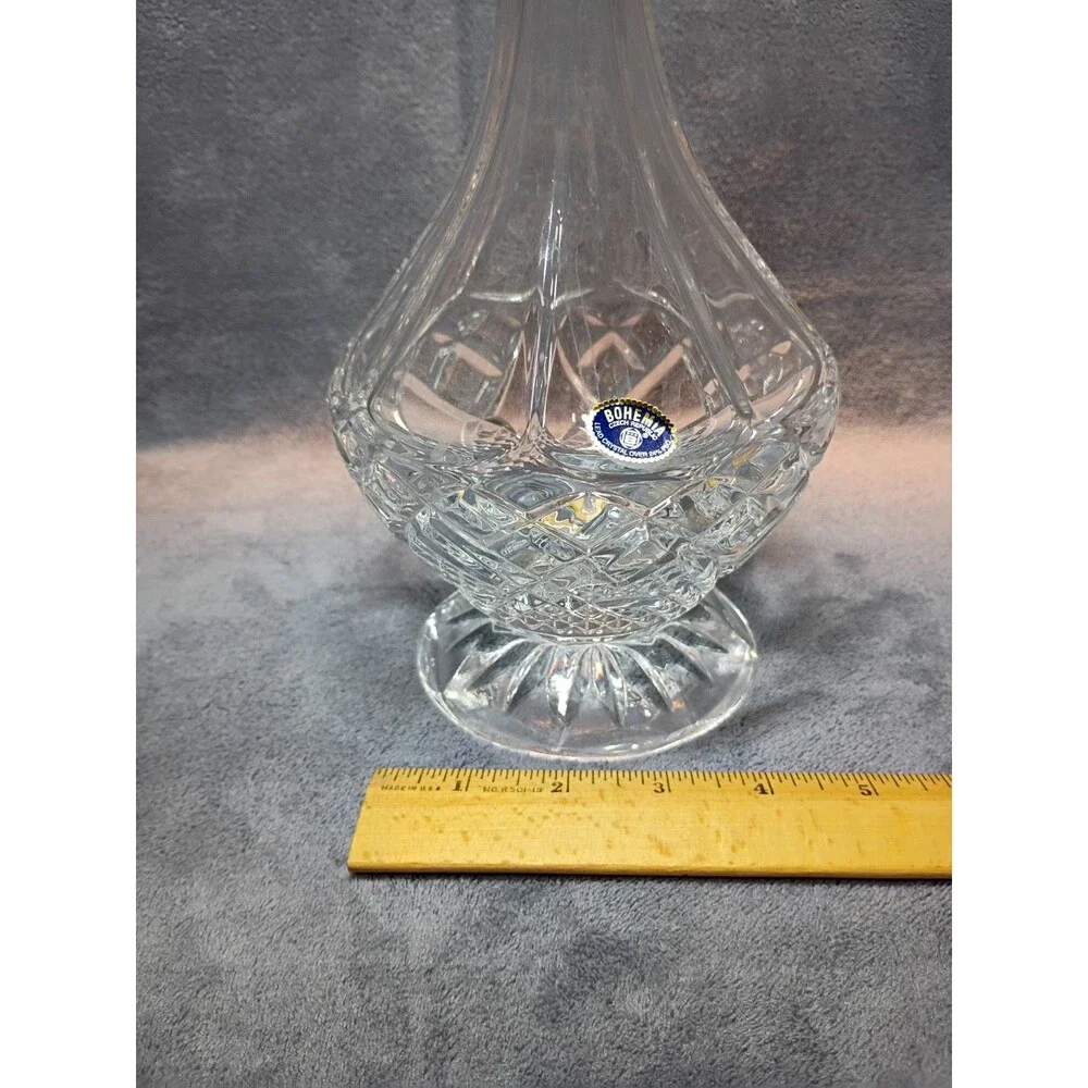 Bohemian 24% PbO Lead Crystal Decanter 12